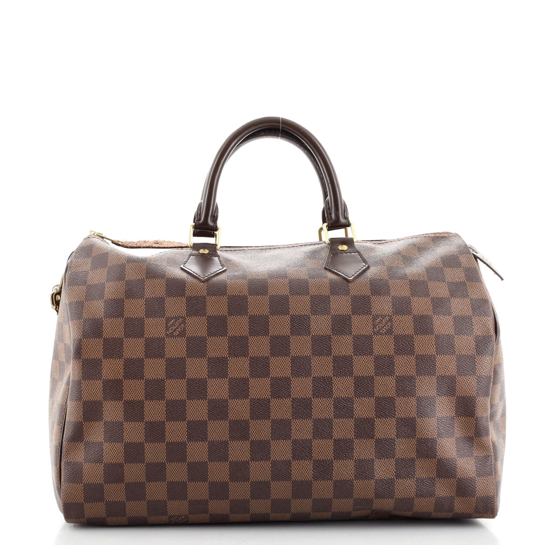 Women's or Men's Louis Vuitton Speedy Handbag Damier 35