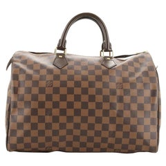 Used Louis Vuitton Speedy Handbag Damier 35