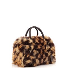 Louis Vuitton Speedy Handbag Damier Fur 30