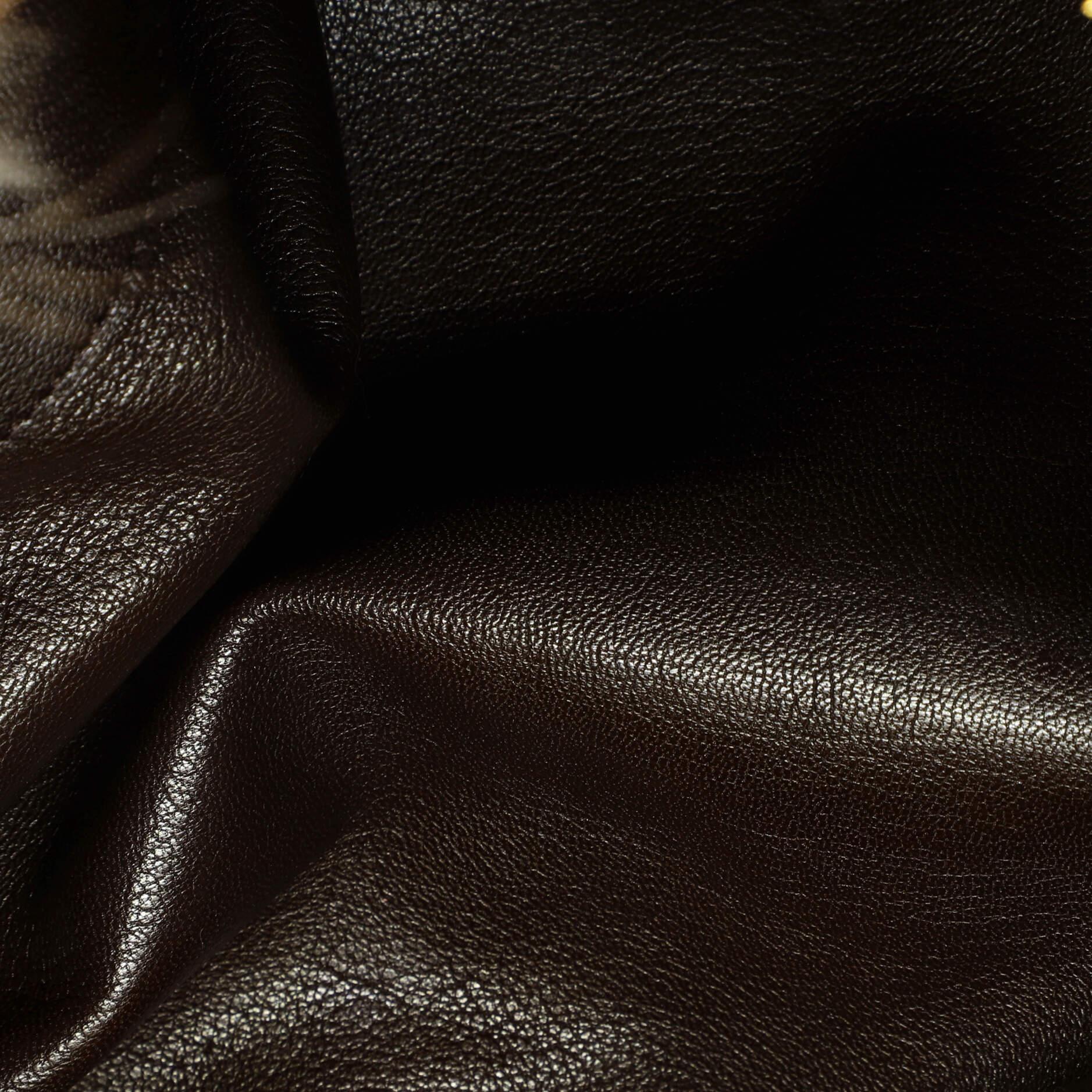 Louis Vuitton Speedy Handbag Damier Fur 30 1