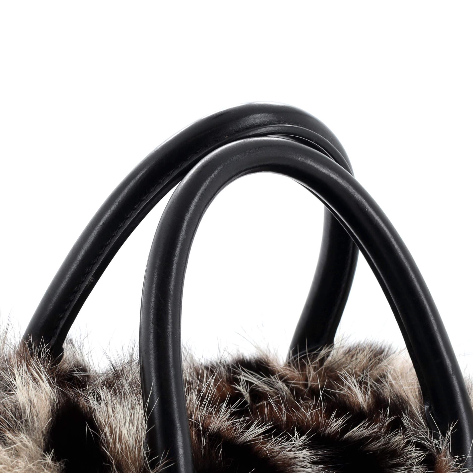 Louis Vuitton Speedy Handbag Damier Fur 30 2