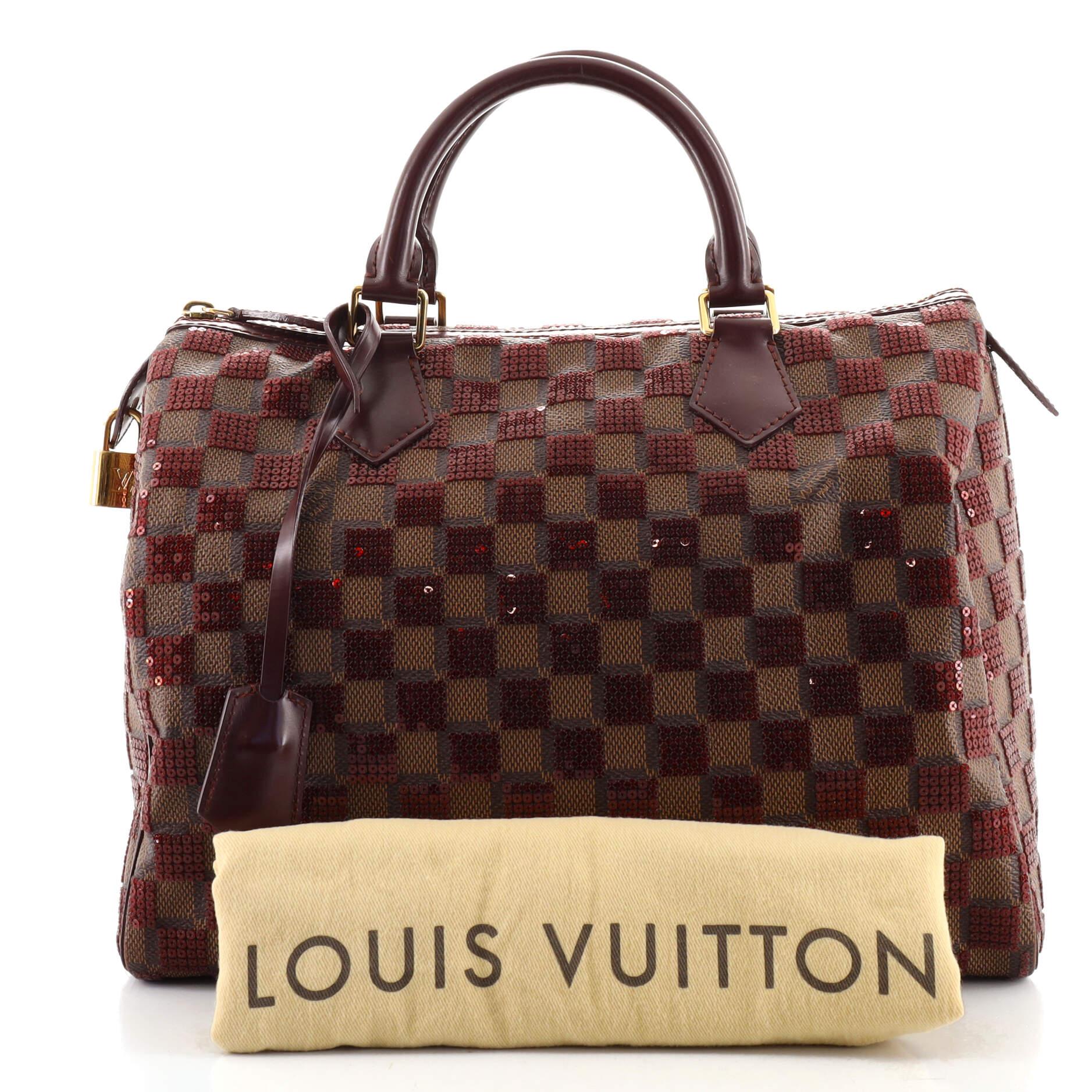 Authentic Louis Vuitton Monogram Speedy 30 Hand Bag Purse SP0955 Vintage