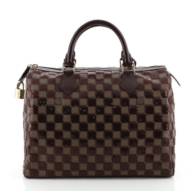 Louis Vuitton Speedy Handbag Damier Paillettes 30 at 1stDibs