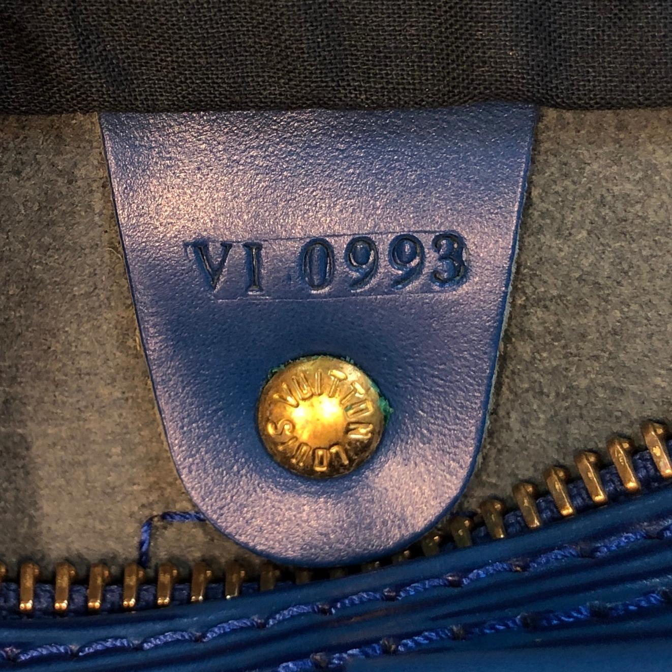 Louis Vuitton Speedy Handbag Epi Leather 25 5
