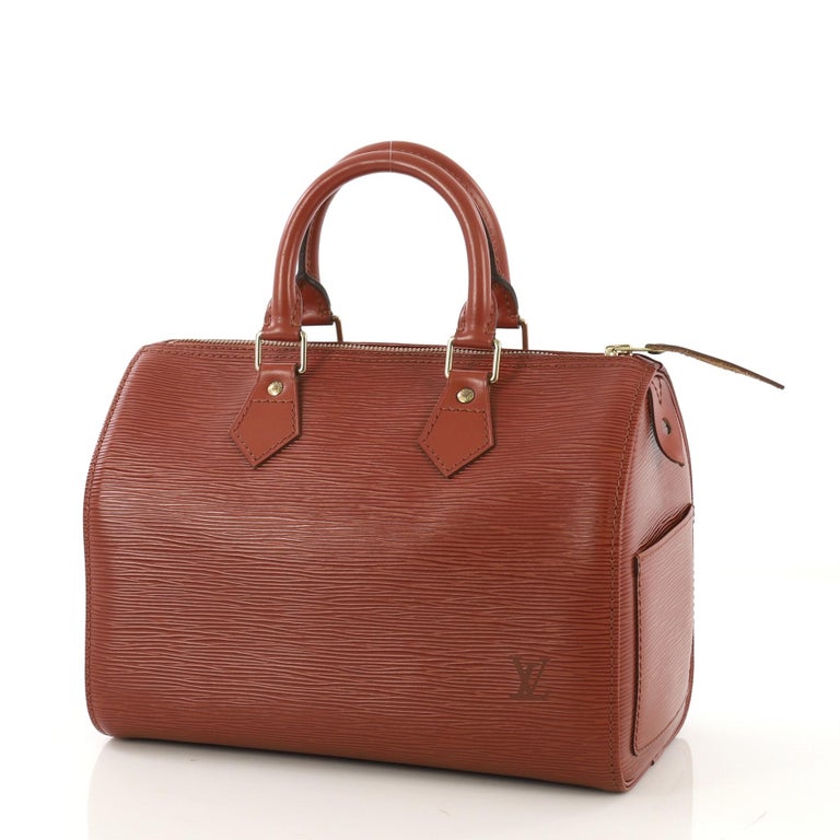 Louis Vuitton Speedy Handbag Epi Leather 25 For Sale at 1stdibs