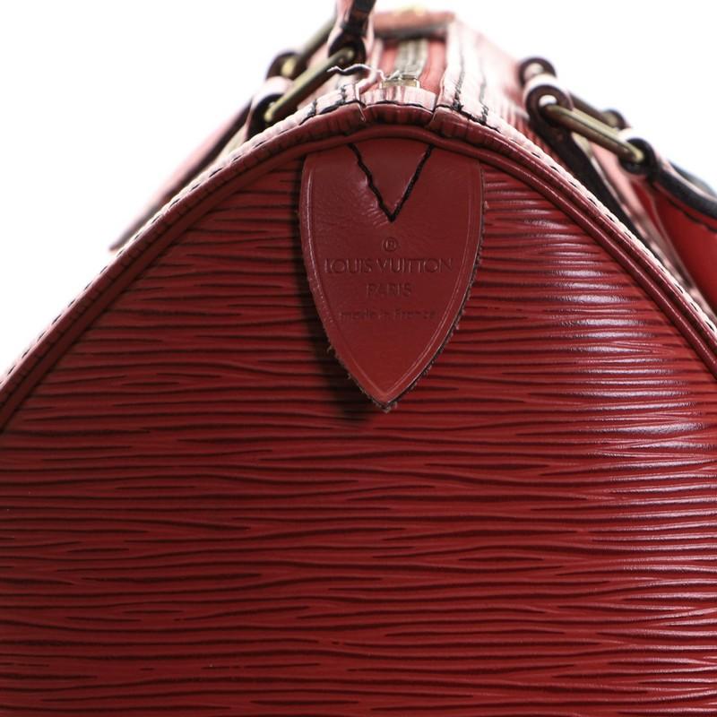 Louis Vuitton Speedy Handbag Epi Leather 25 1