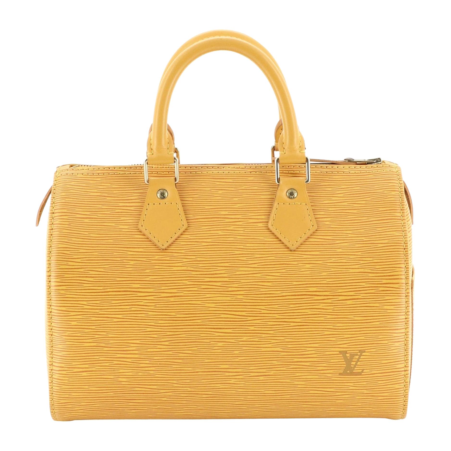 Louis Vuitton Speedy Handbag Epi Leather 25