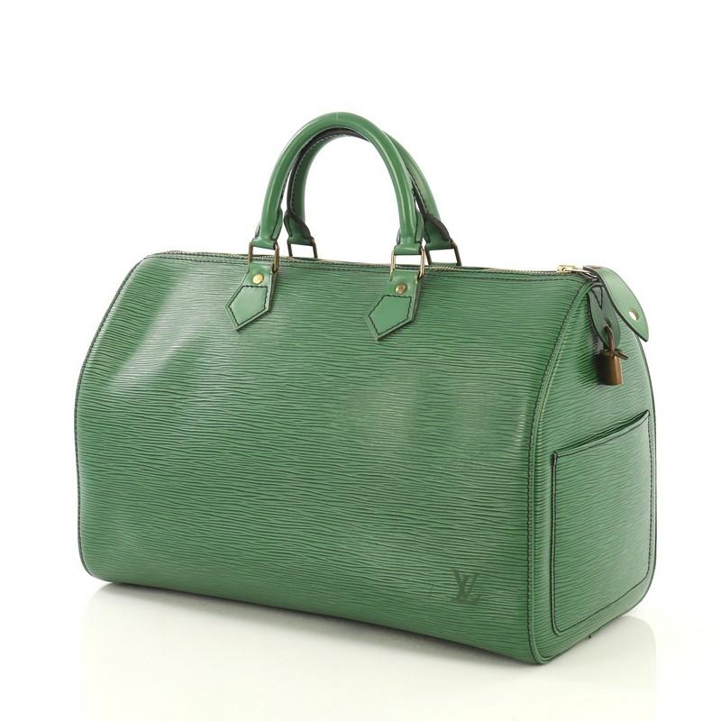 Women's Louis Vuitton Speedy Handbag Epi Leather 35