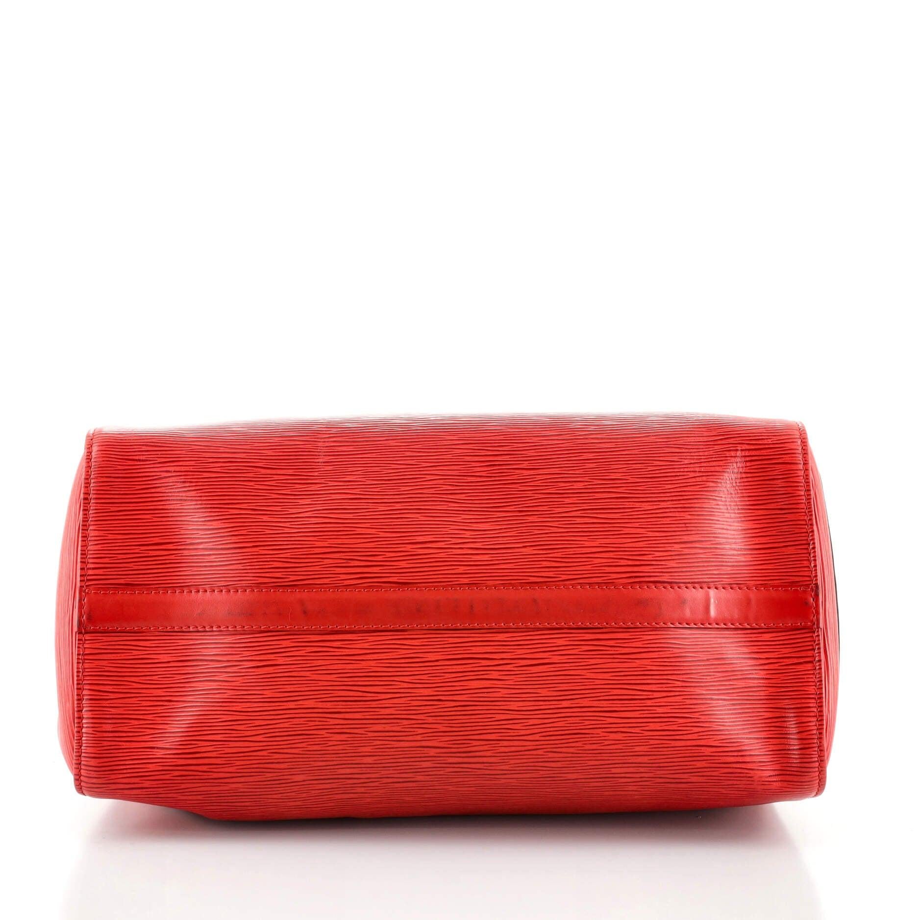 Women's or Men's Louis Vuitton Speedy Handbag Epi Leather 35