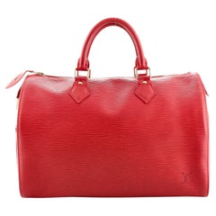 Louis Vuitton Speedy Handbag Epi Leather 35