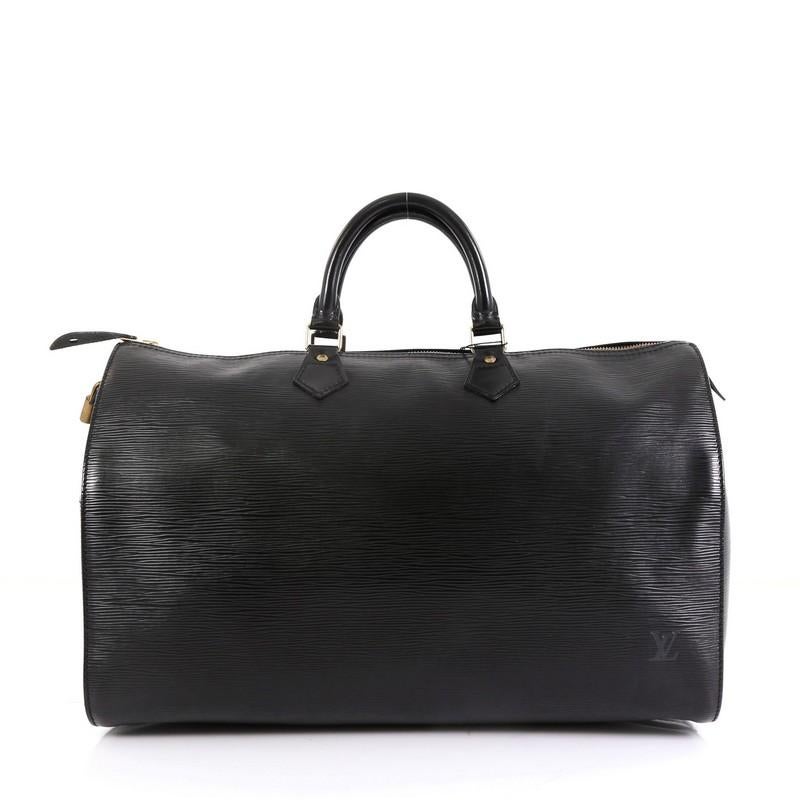 Louis Vuitton Speedy Handbag Epi Leather 40 In Good Condition In NY, NY