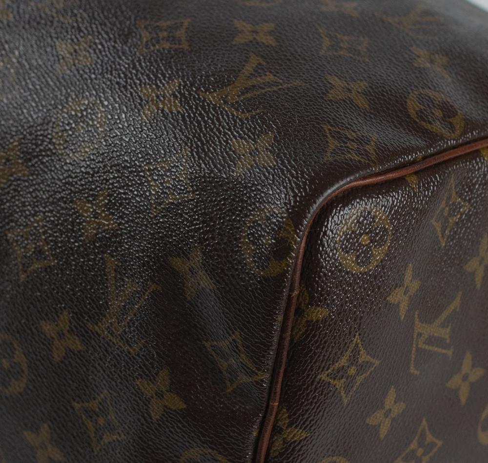 LOUIS VUITTON Speedy Handbag in Brown Canvas 5