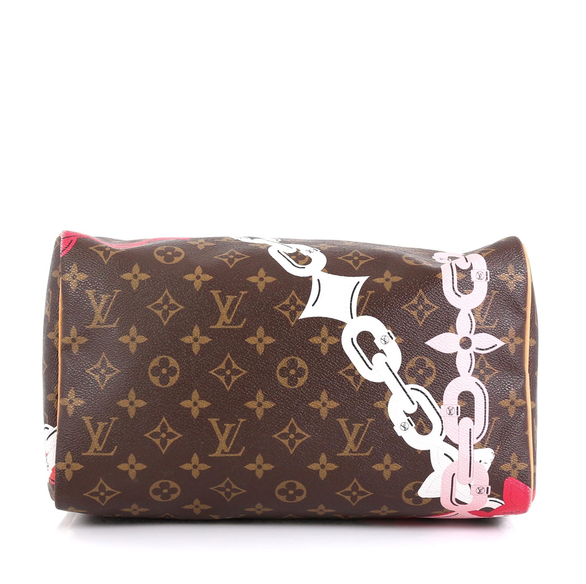 Women's or Men's Louis Vuitton Speedy Handbag Limited Edition Bay Monogram Canvas 30