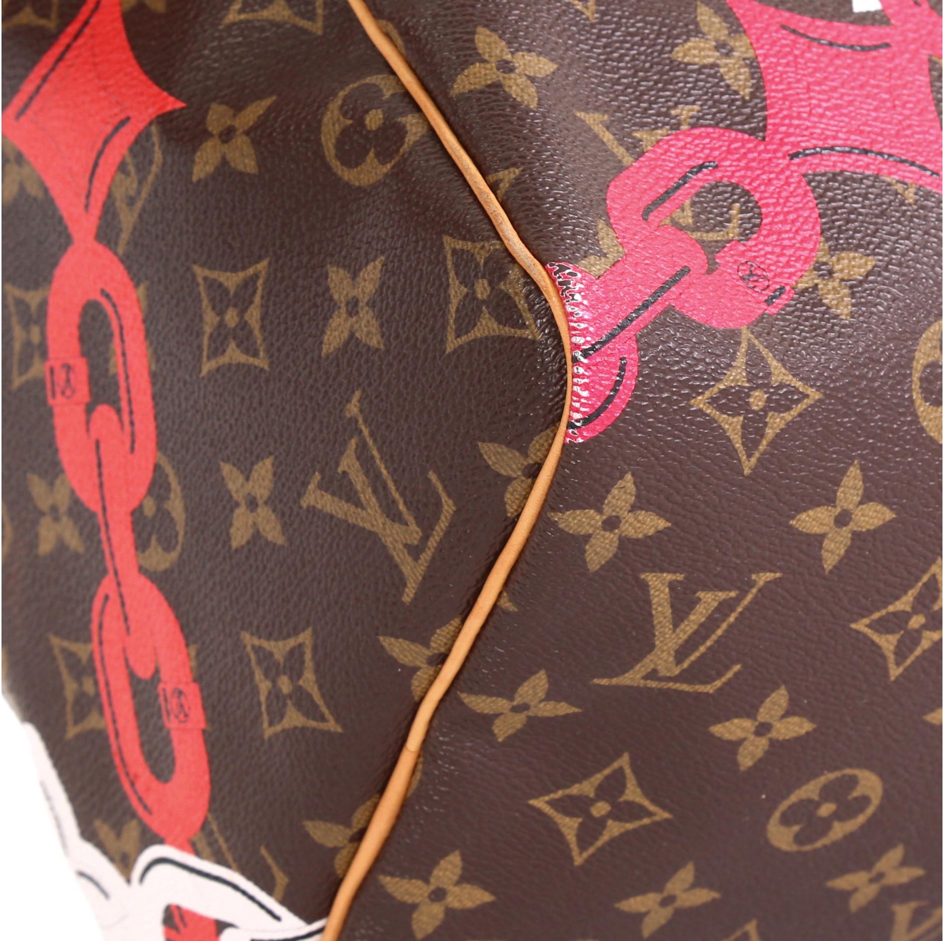 Louis Vuitton Speedy Handbag Limited Edition Bay Monogram Canvas 30 3