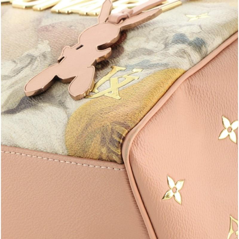 Louis Vuitton Speedy Handbag Limited Edition Jeff Koons Fragonard Print C 2