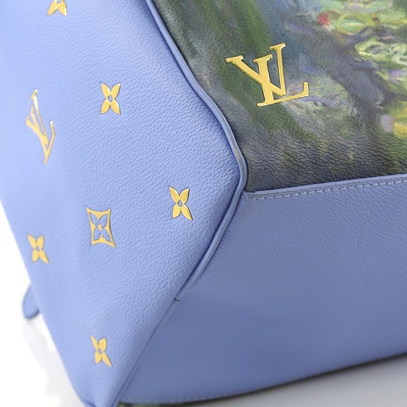 Women's or Men's Louis Vuitton Speedy Handbag Limited Edition Jeff Koons Monet Print Canvas 30
