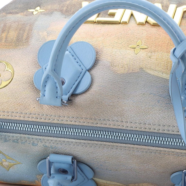 LOUIS VUITTON Masters Speedy 30/Satchel Bag TURNER Jeff Koons LV bag  Authentic
