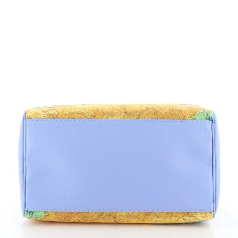 Gray Louis Vuitton Speedy Handbag Limited Edition Jeff Koons Van Gogh Print Ca