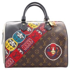 Louis Vuitton Speedy Handbag Limited Edition Kabuki Monogram Canvas 30