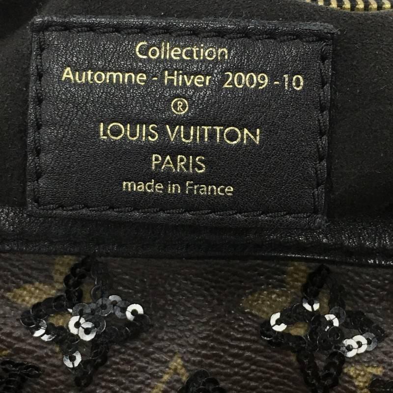 Louis Vuitton Speedy Handbag Limited Edition Monogram Eclipse Sequins 28 5