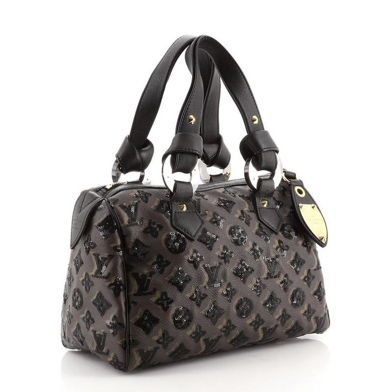Louis Vuitton Speedy Handbag Limited Edition Monogram Eclipse