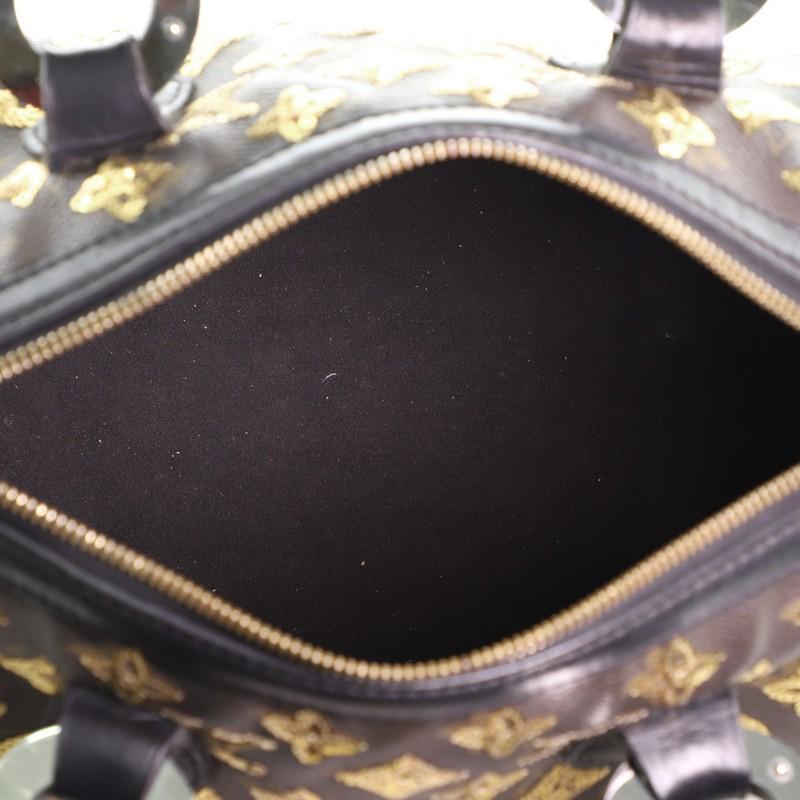 Louis Vuitton Speedy Handbag Limited Edition Monogram Eclipse Sequins 28 1