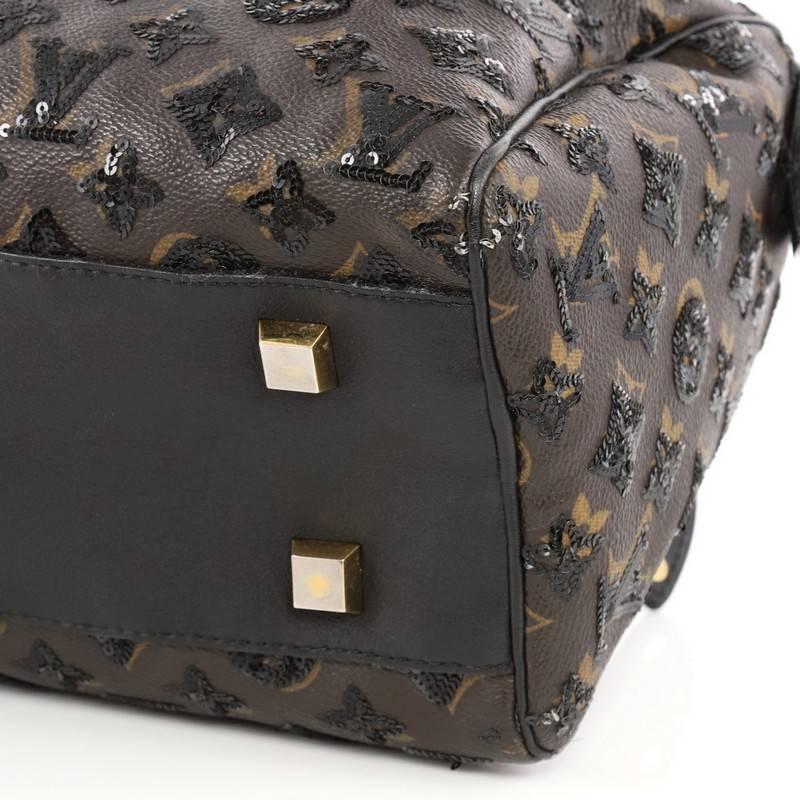 Louis Vuitton Speedy Handbag Limited Edition Monogram Eclipse Sequins 28 2
