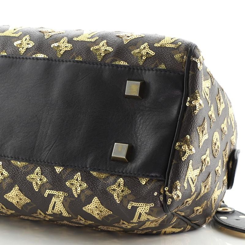 Louis Vuitton Speedy Handbag Limited Edition Monogram Eclipse Sequins 28 2