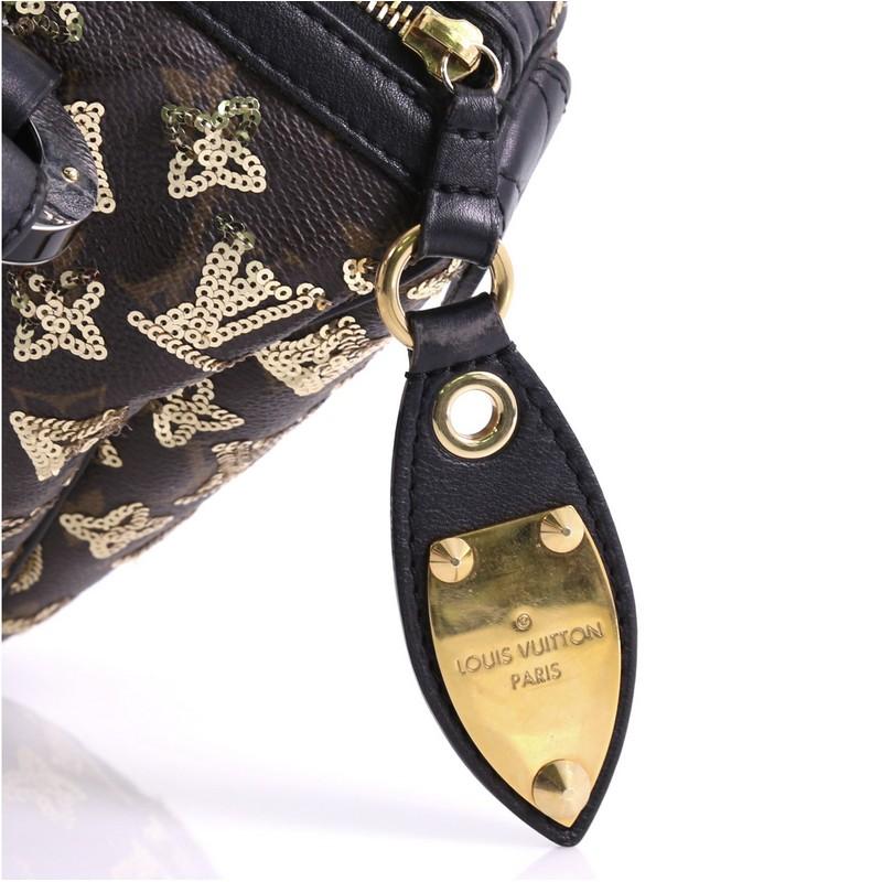Louis Vuitton Speedy Handbag Limited Edition Monogram Eclipse Sequins 28 3