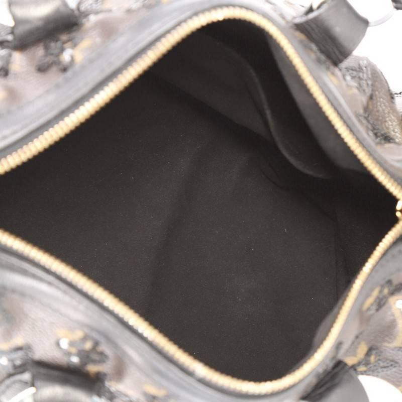Louis Vuitton Speedy Handbag Limited Edition Monogram Eclipse Sequins 28 4