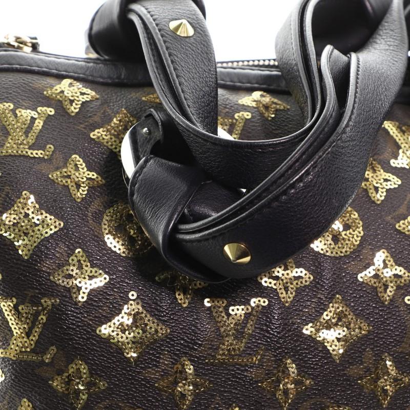 Louis Vuitton Speedy Handbag Limited Edition Monogram Eclipse Sequins 28 4