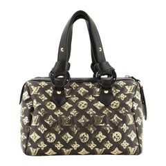 Louis Vuitton Speedy Handbag Limited Edition Monogram Eclipse Sequins 28 