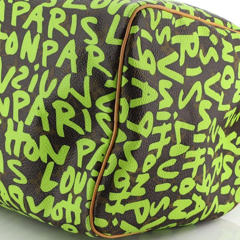 Louis Vuitton Speedy Handbag Limited Edition Monogram Graffiti 30  2