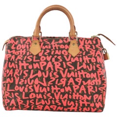 Louis Vuitton 2001 Pre-owned Monogram Graffiti Speedy 30 Handbag