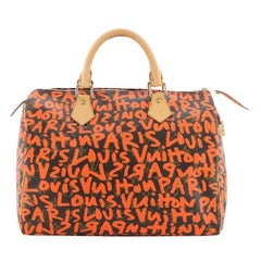 Louis Vuitton Speedy Handbag Limited Edition Monogram Graffiti 30 