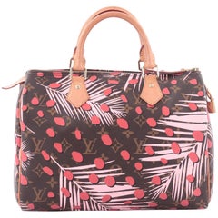 Louis Vuitton Speedy Handbag Limited Edition Monogram Jungle 30