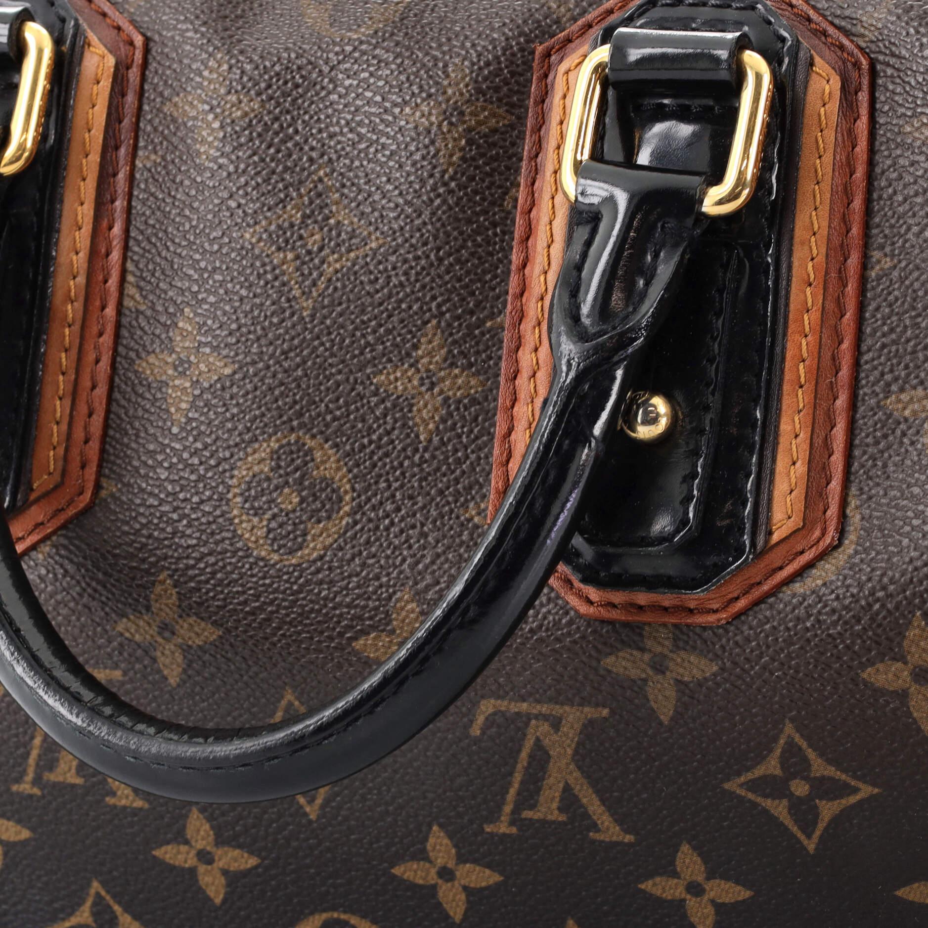 Louis Vuitton Speedy Handbag Limited Edition Monogram Mirage 30 5