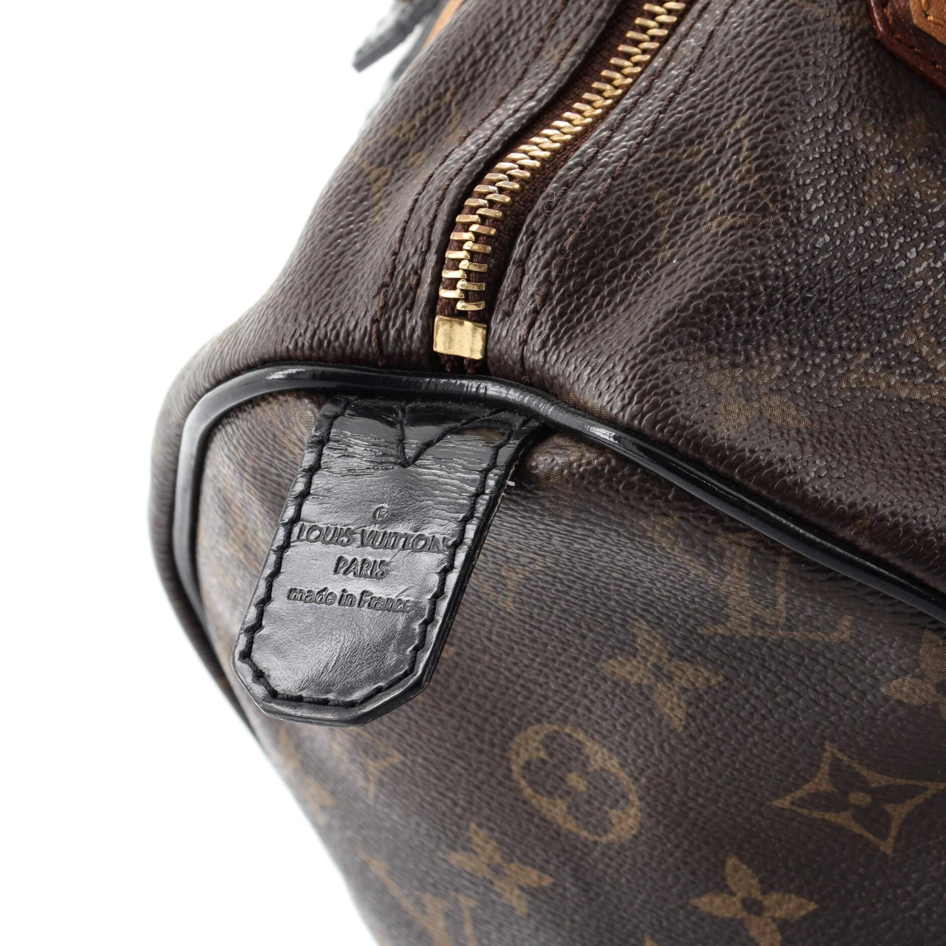 Louis Vuitton Speedy Handbag Limited Edition Monogram Mirage 30 6
