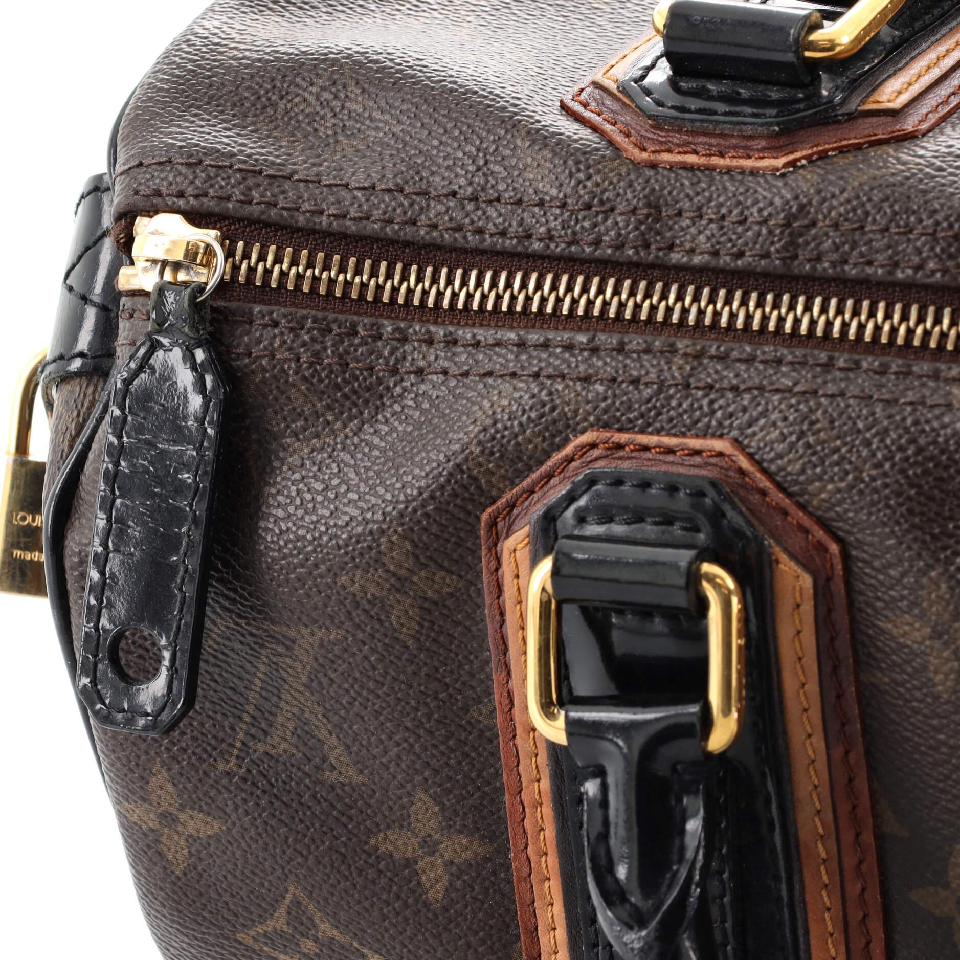 Louis Vuitton Speedy Handbag Limited Edition Monogram Mirage 30 4