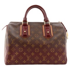 Louis Vuitton // Burgundy & Brown Monogram Mirage Musette Bag