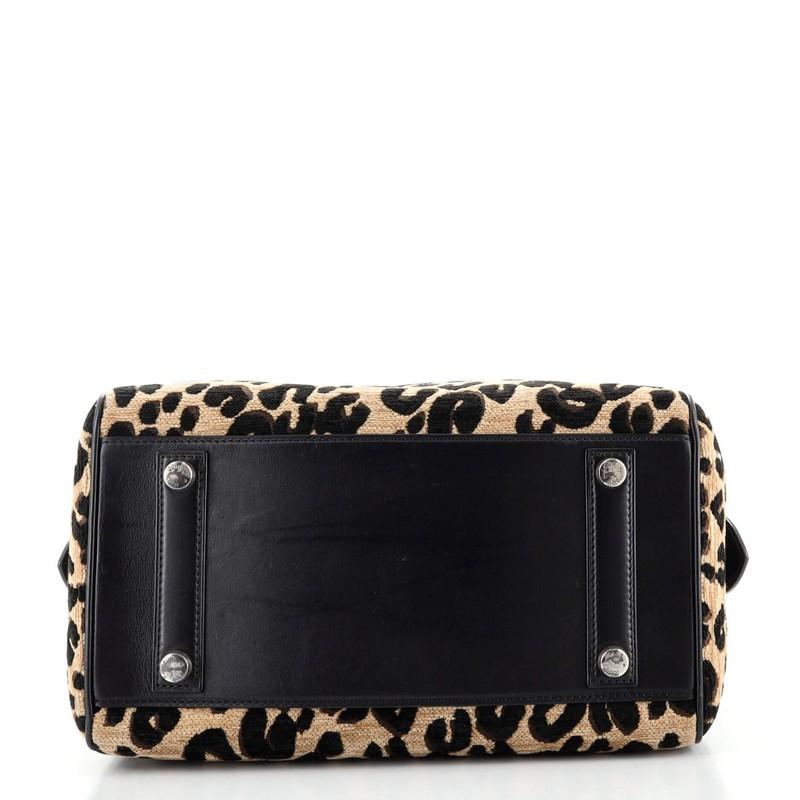Black Louis Vuitton Speedy Handbag Limited Edition Stephen Sprouse Leopard Chen
