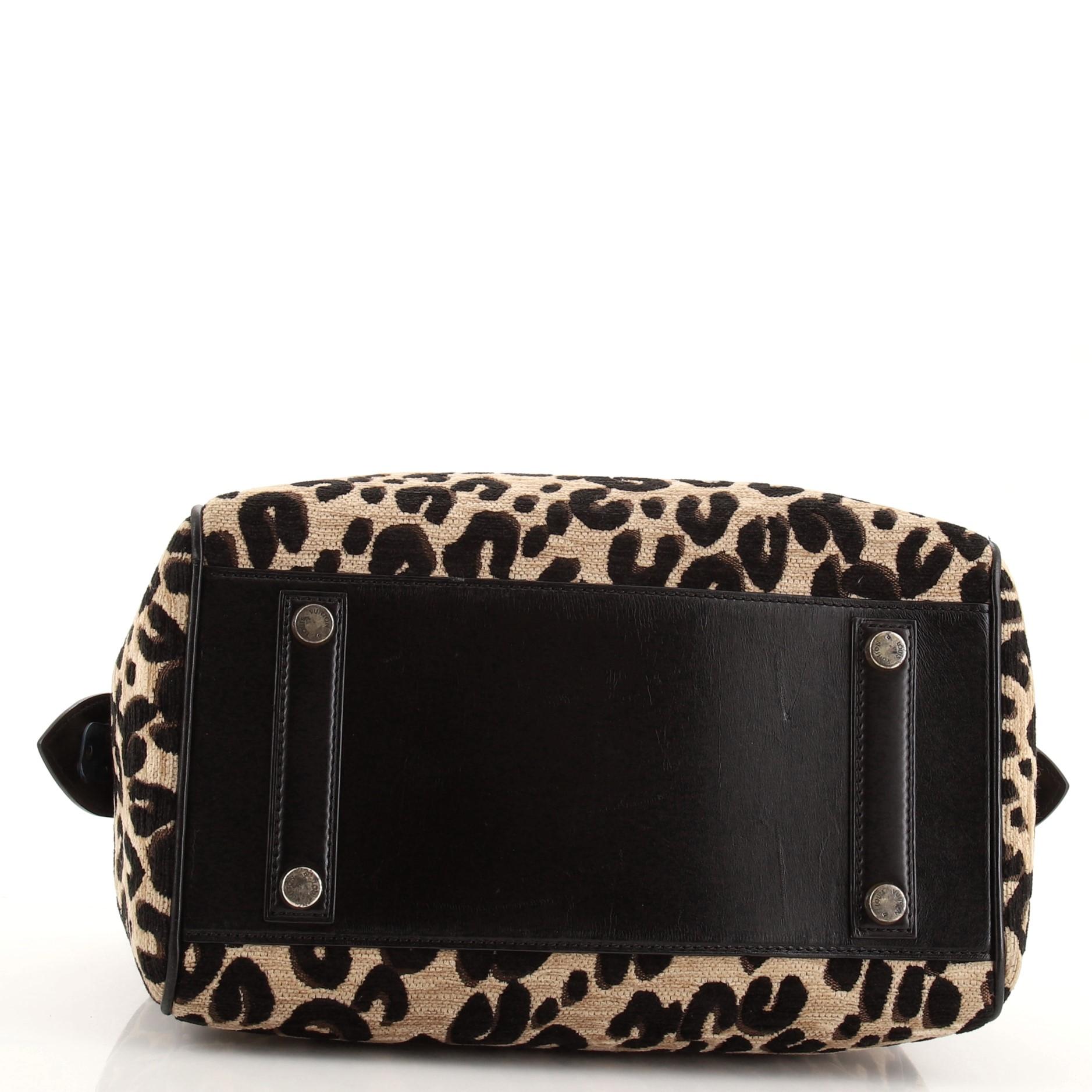 Louis Vuitton Speedy Handbag Limited Edition Stephen Sprouse Leopard Chen In Good Condition In NY, NY