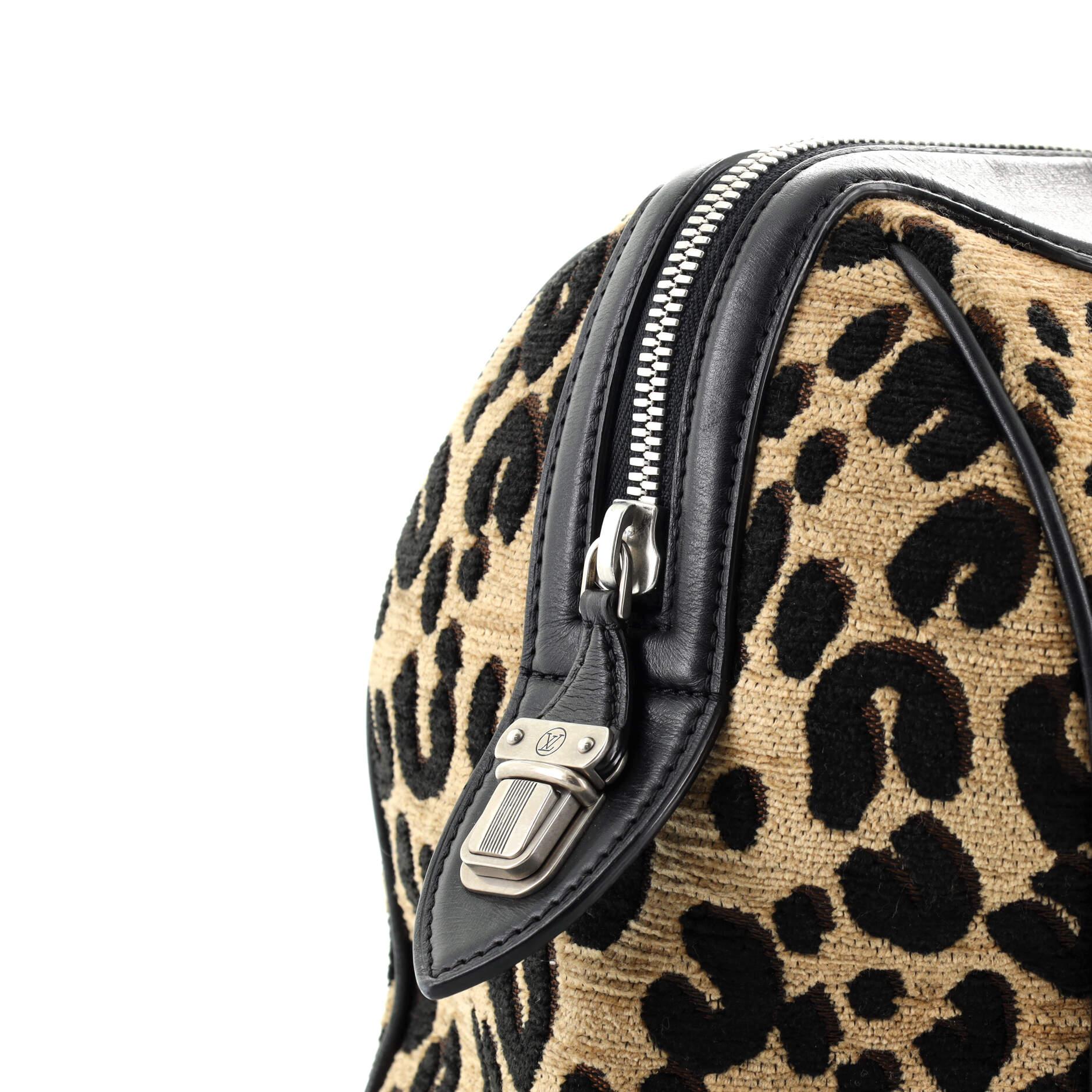 Louis Vuitton Speedy Handbag Limited Edition Stephen Sprouse Leopard Chenille 3