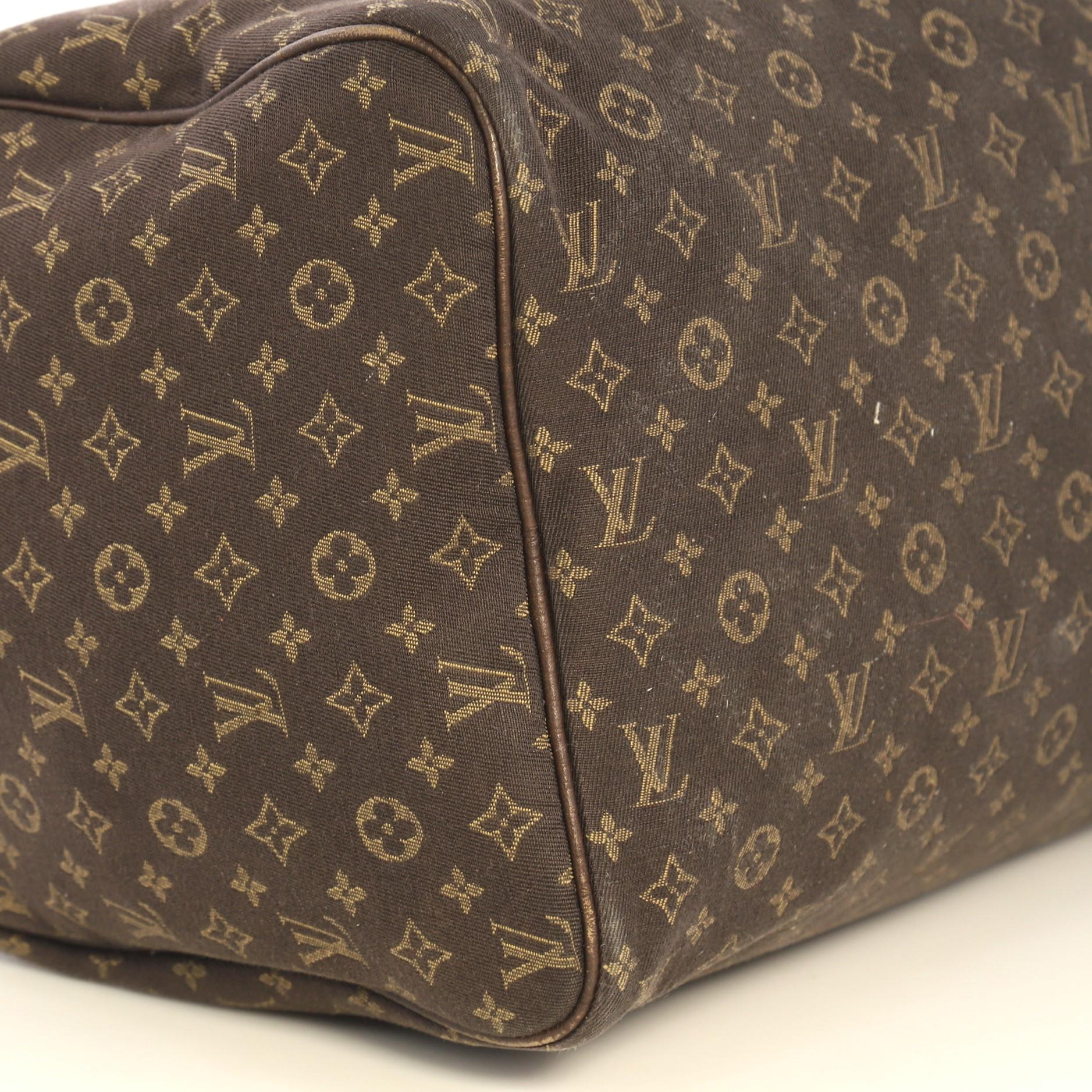 Louis Vuitton Speedy Handbag Mini Lin 30 4