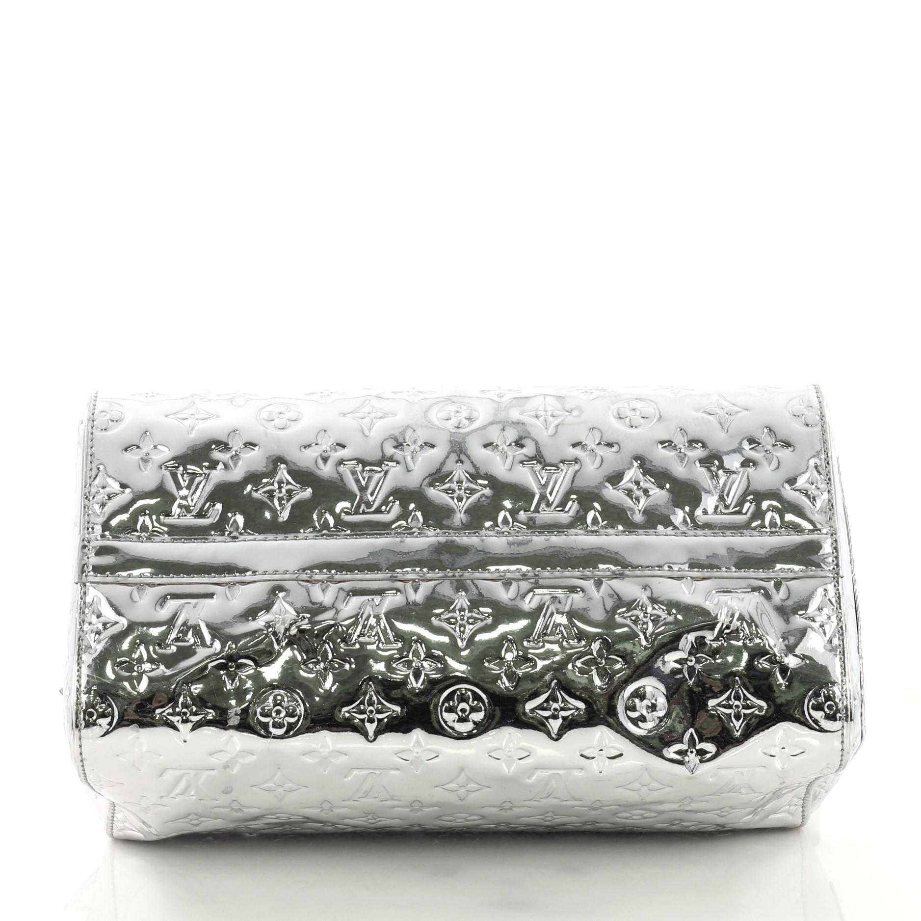 Louis Vuitton Speedy Handbag Miroir PVC 30 In Good Condition In NY, NY