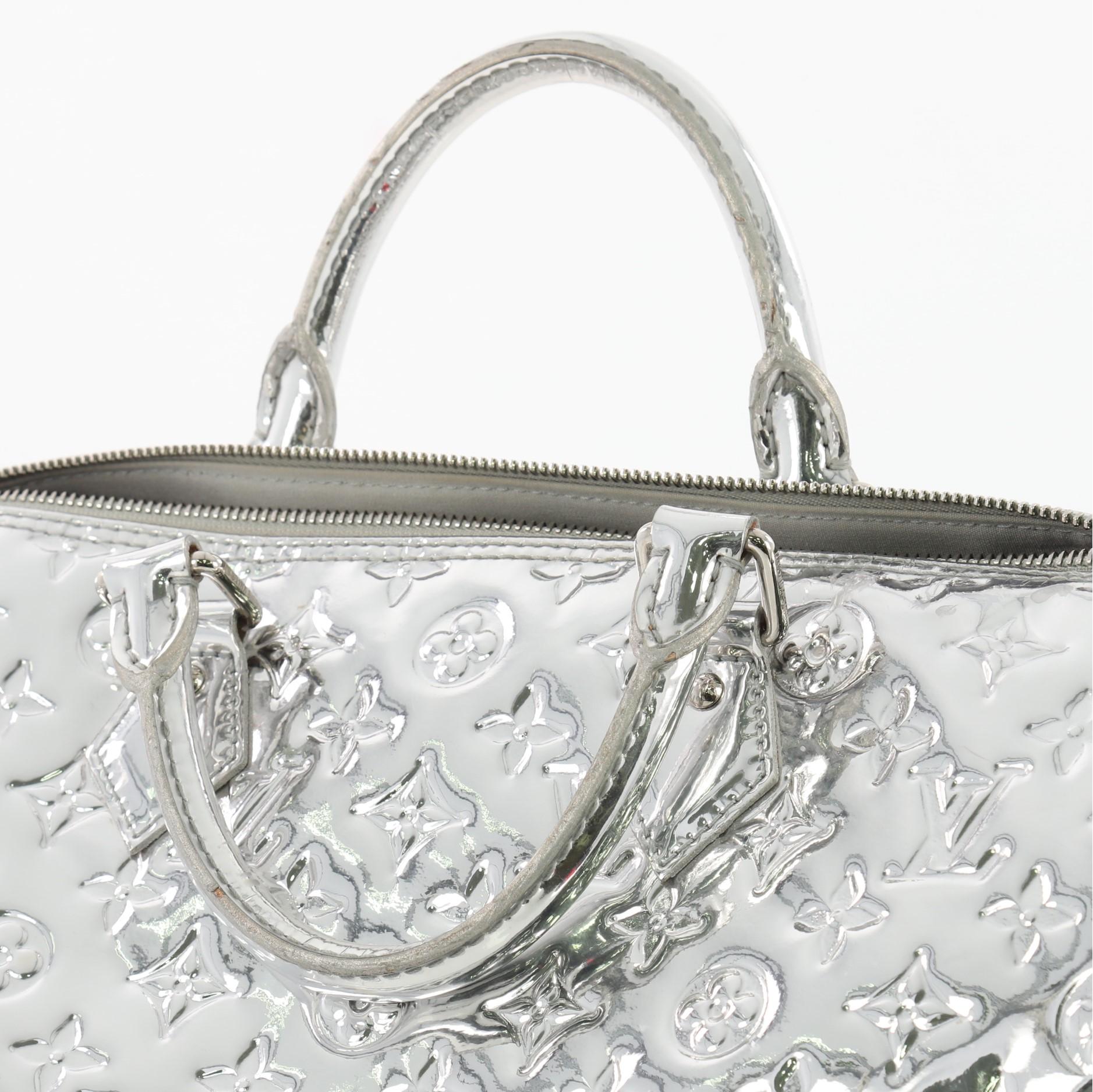 Louis Vuitton Speedy Handbag Miroir PVC 30 1