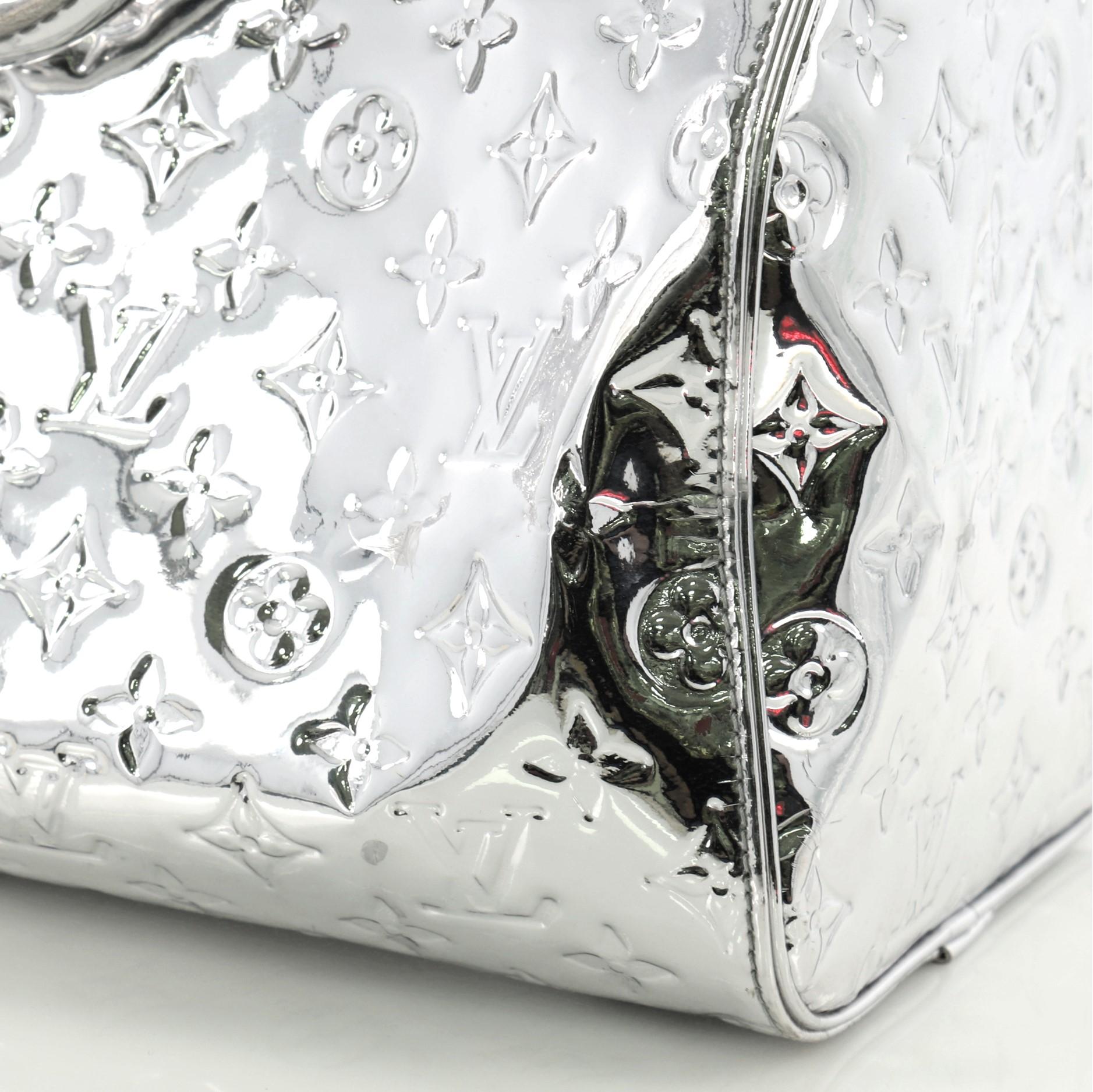 Louis Vuitton Speedy Handbag Miroir PVC 30 2