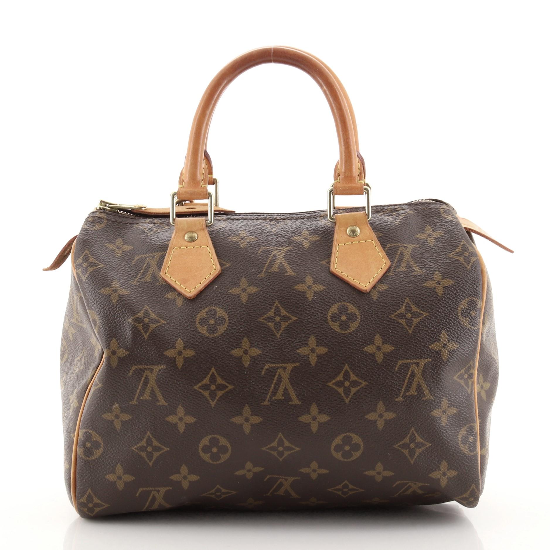 Louis Vuitton Speedy Handbag Monogram Canvas 25 In Fair Condition In NY, NY