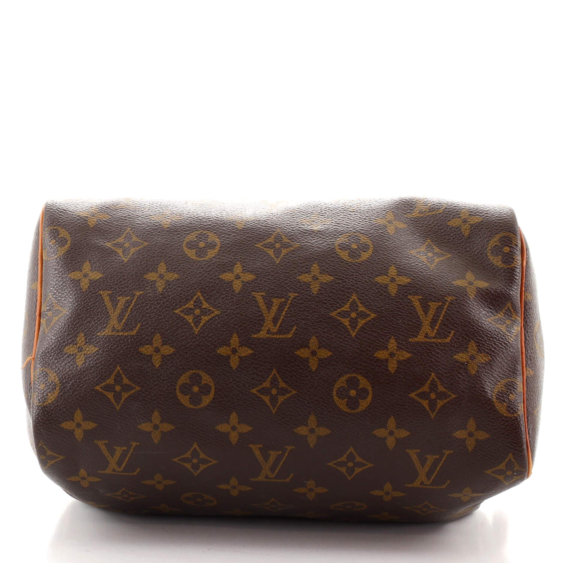 Louis Vuitton Speedy Handbag Monogram Canvas 25 In Fair Condition In NY, NY