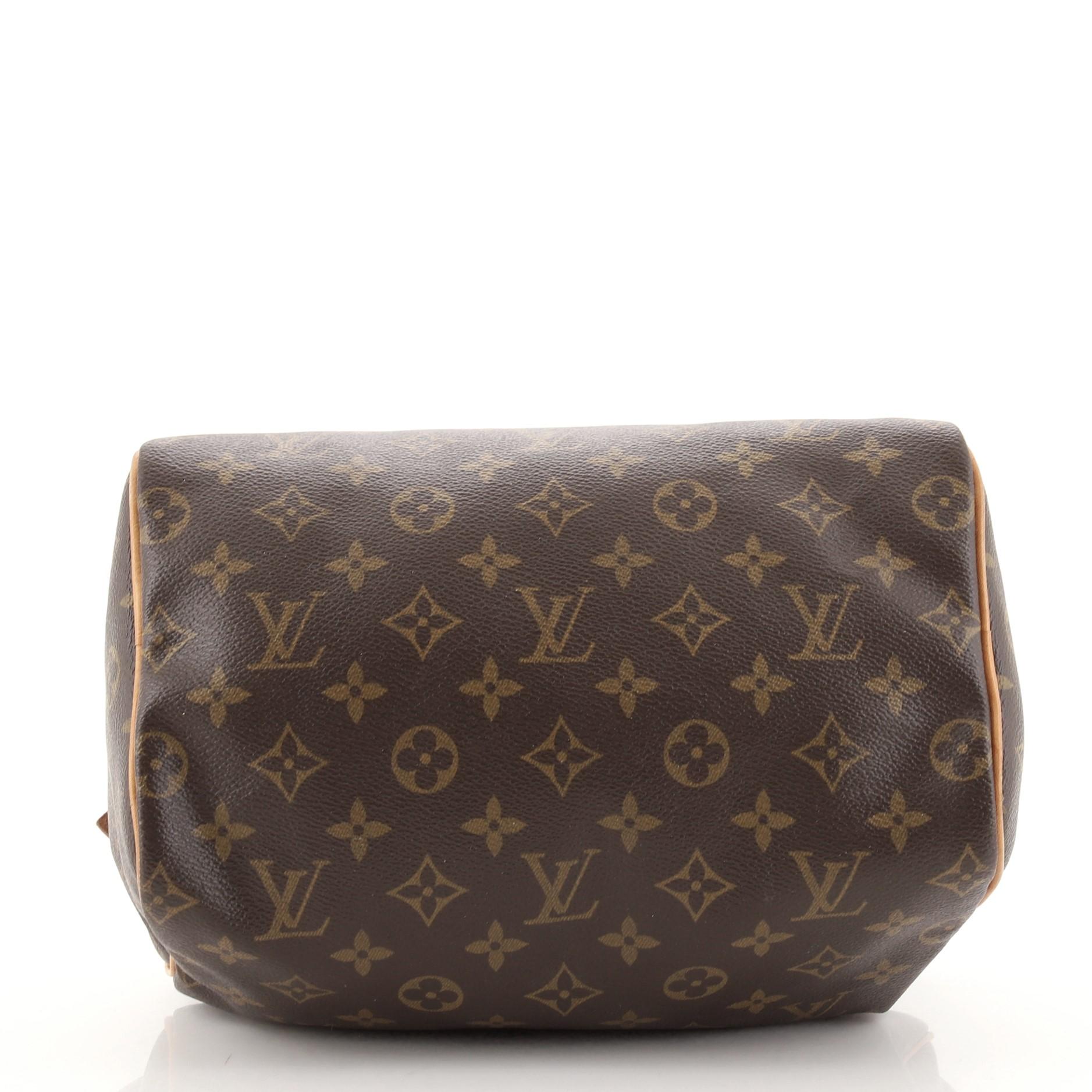 Women's or Men's Louis Vuitton Speedy Handbag Monogram Canvas 25